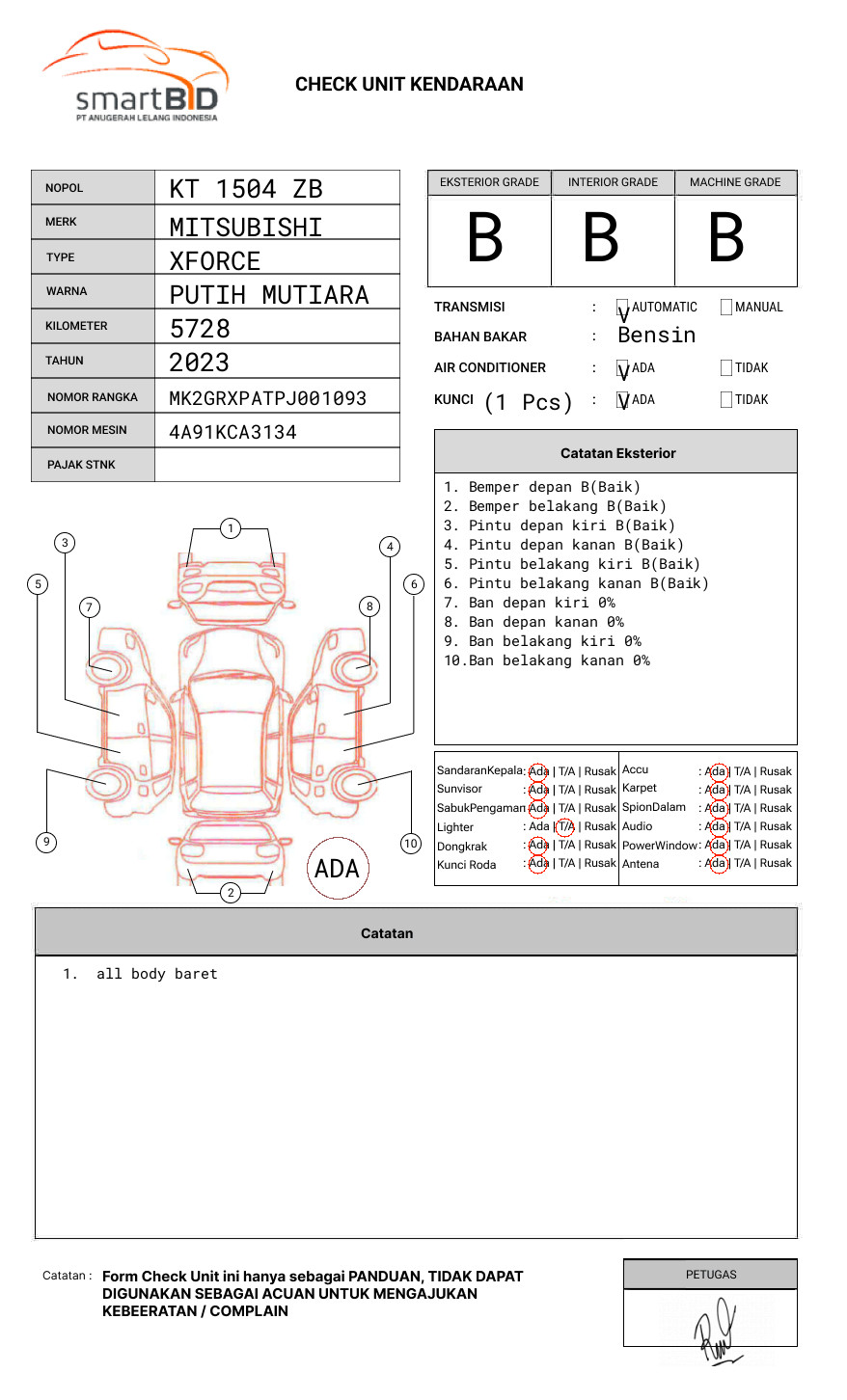 MITSUBISHI XFORCE ULTIMATE 1.5L 4X2 CVT