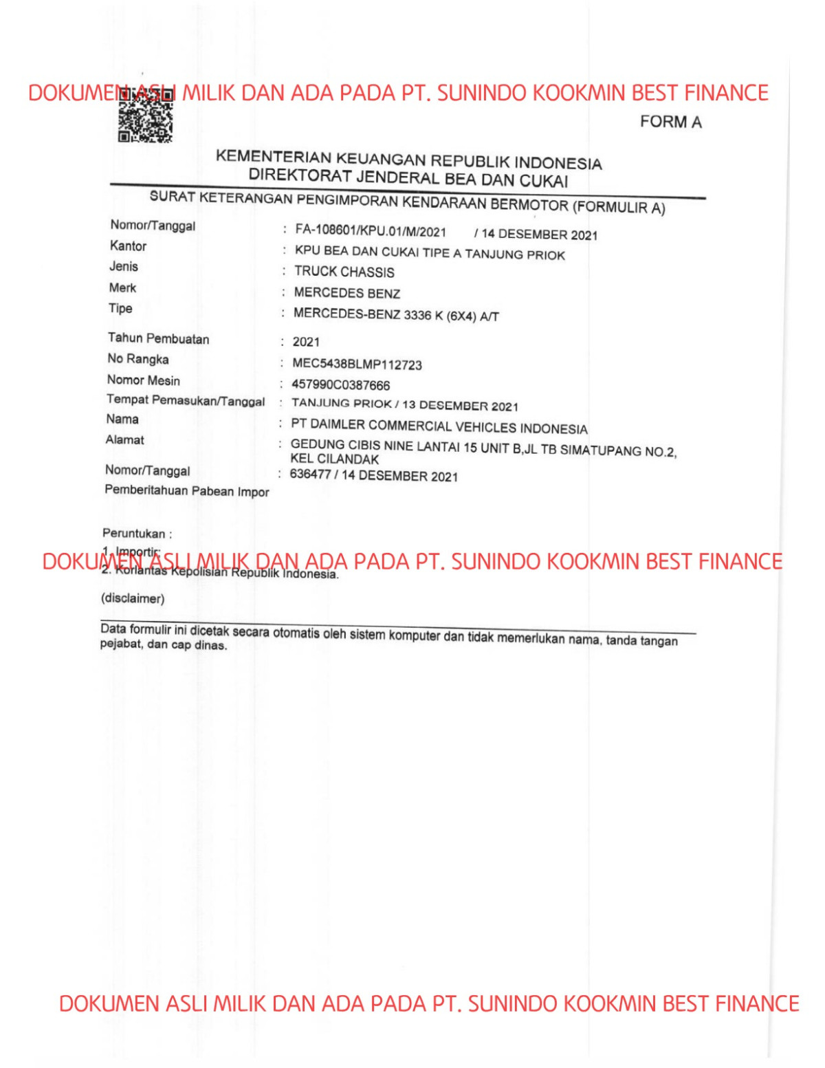 MERCEDES BENZ AXOR 336K