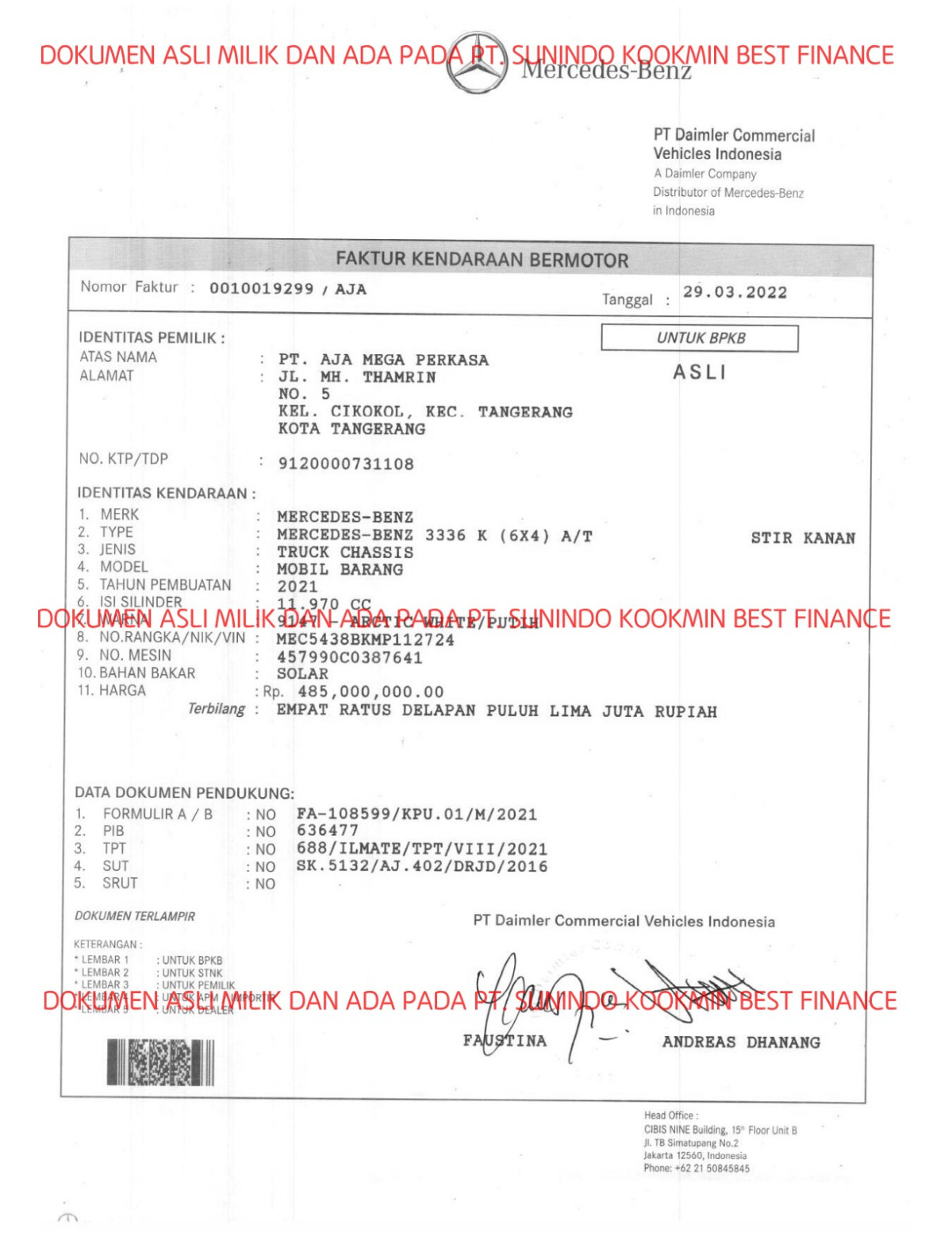 MERCEDES BENZ AXOR 336K