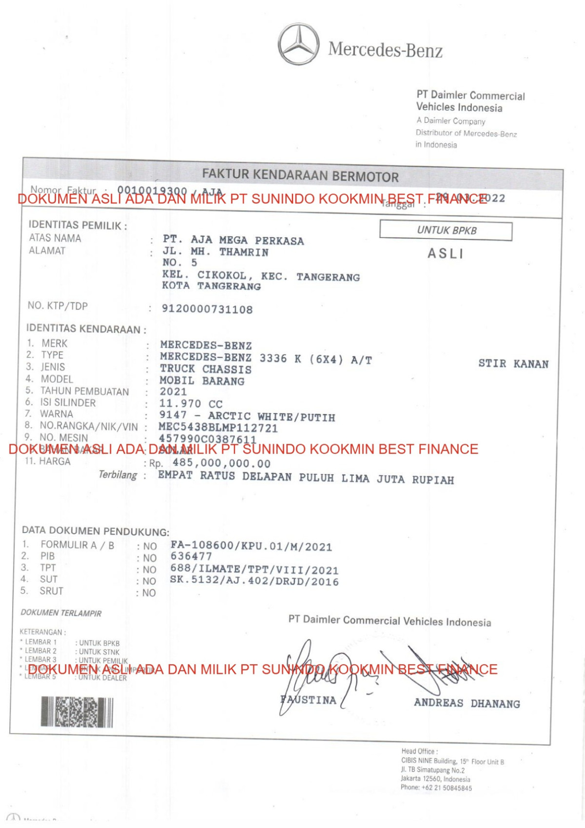 MERCEDES BENZ AXOR 336K