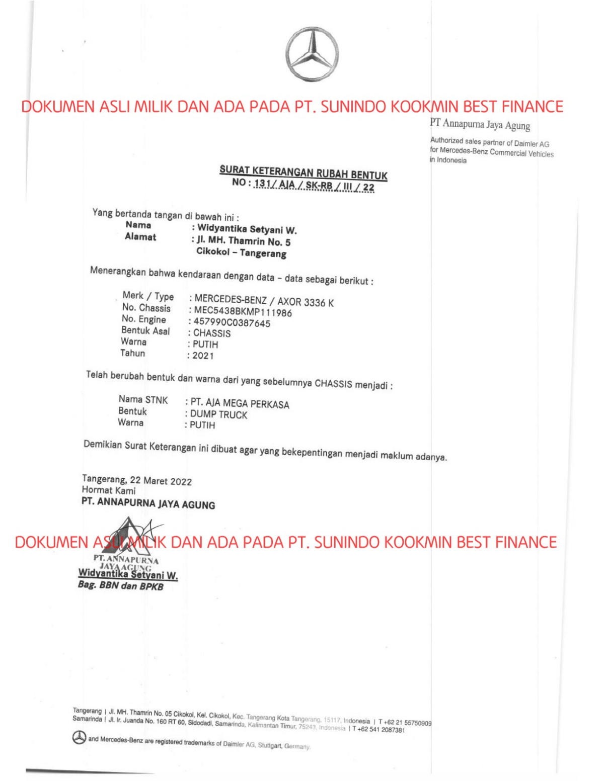 MERCEDES BENZ AXOR 336K