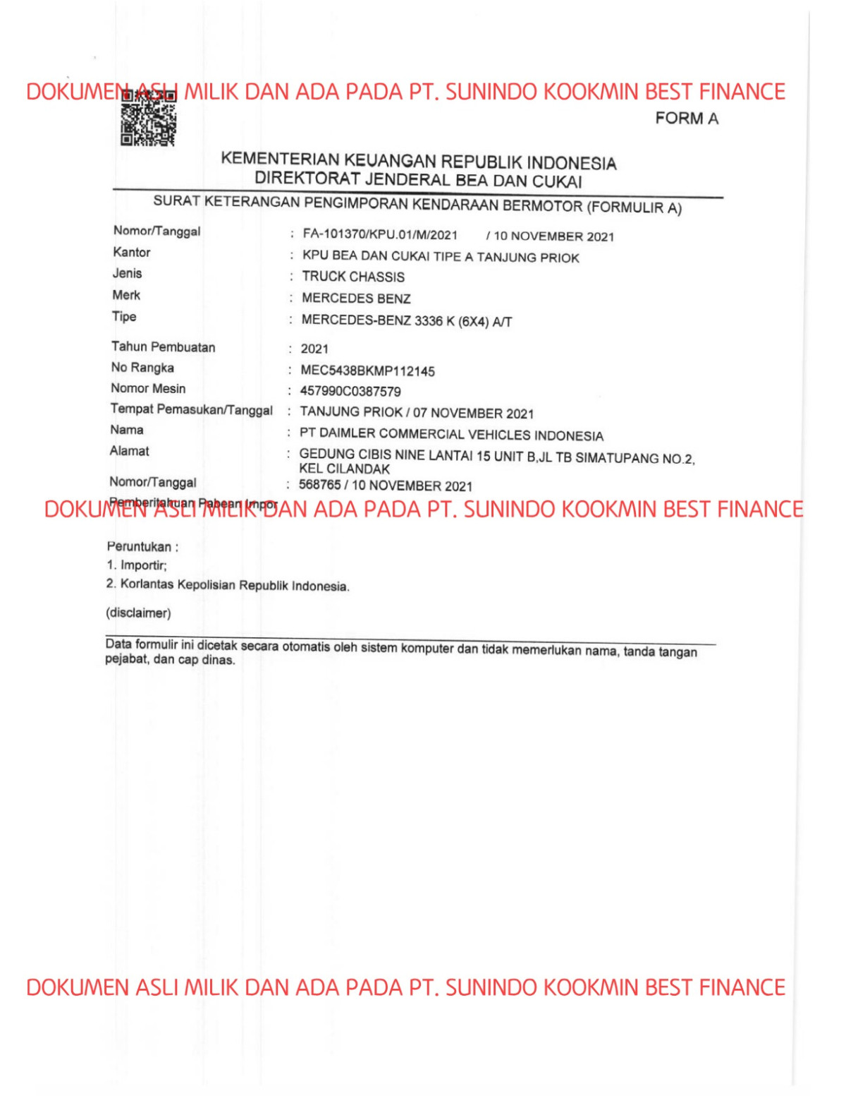 MERCEDES BENZ AXOR 336K