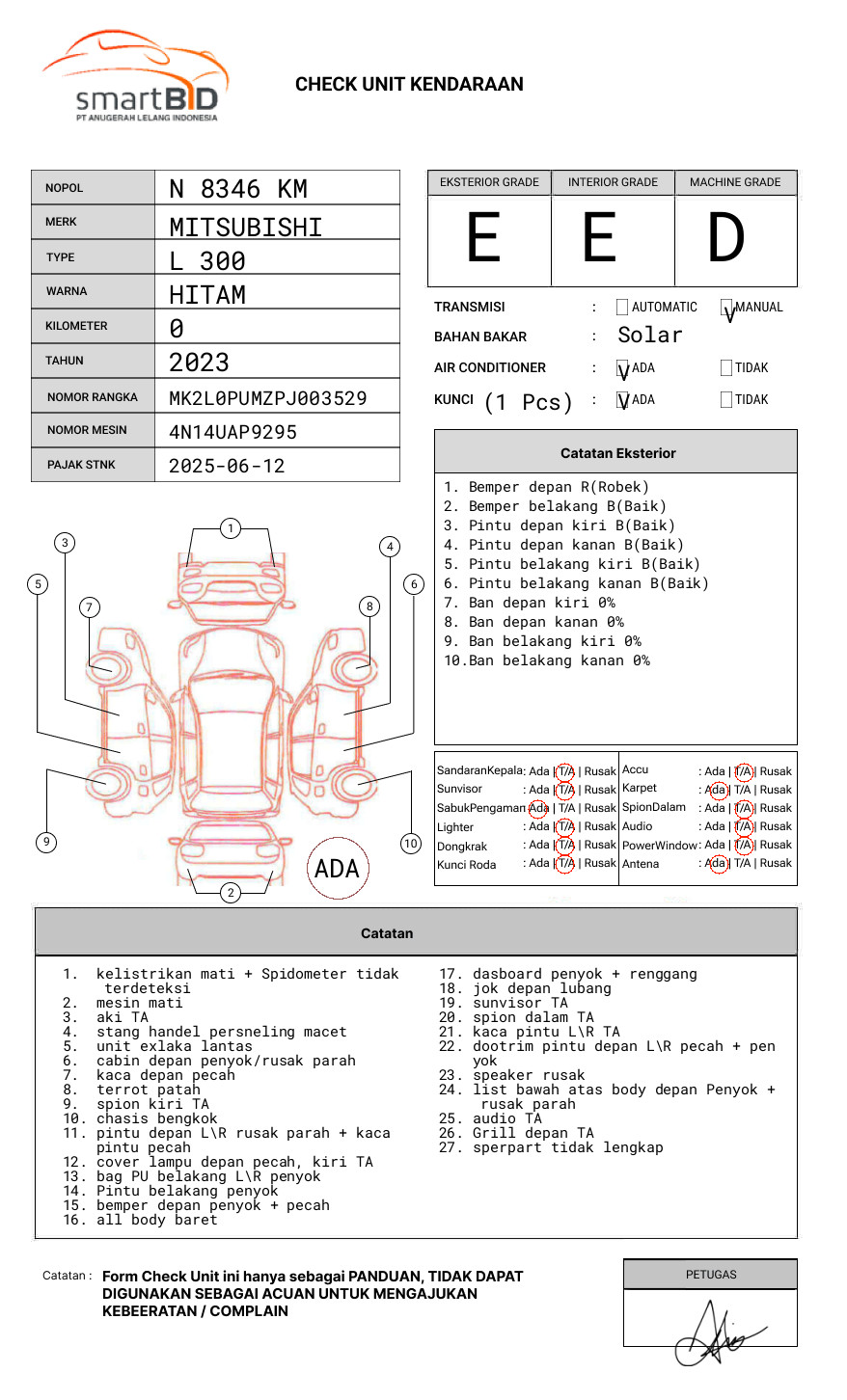 MITSUBISHI L 300