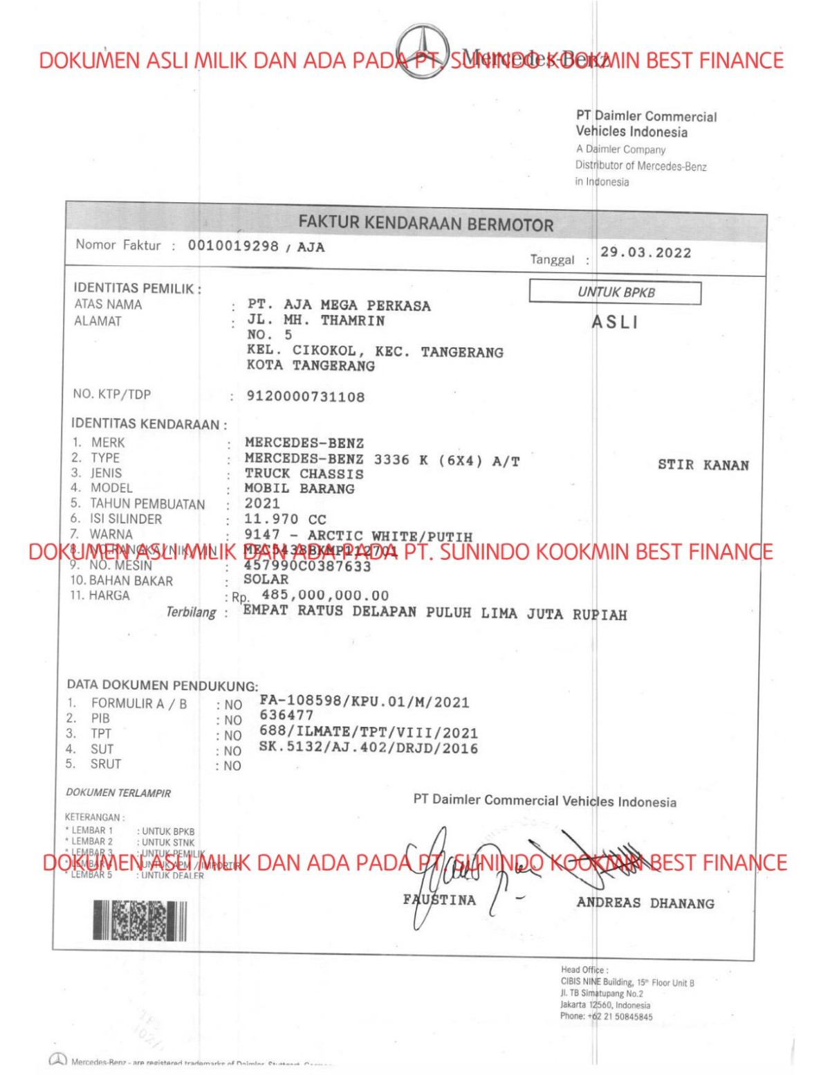 MERCEDES BENZ AXOR 336K