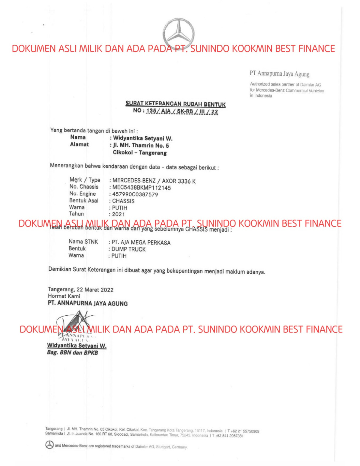 MERCEDES BENZ AXOR 336K