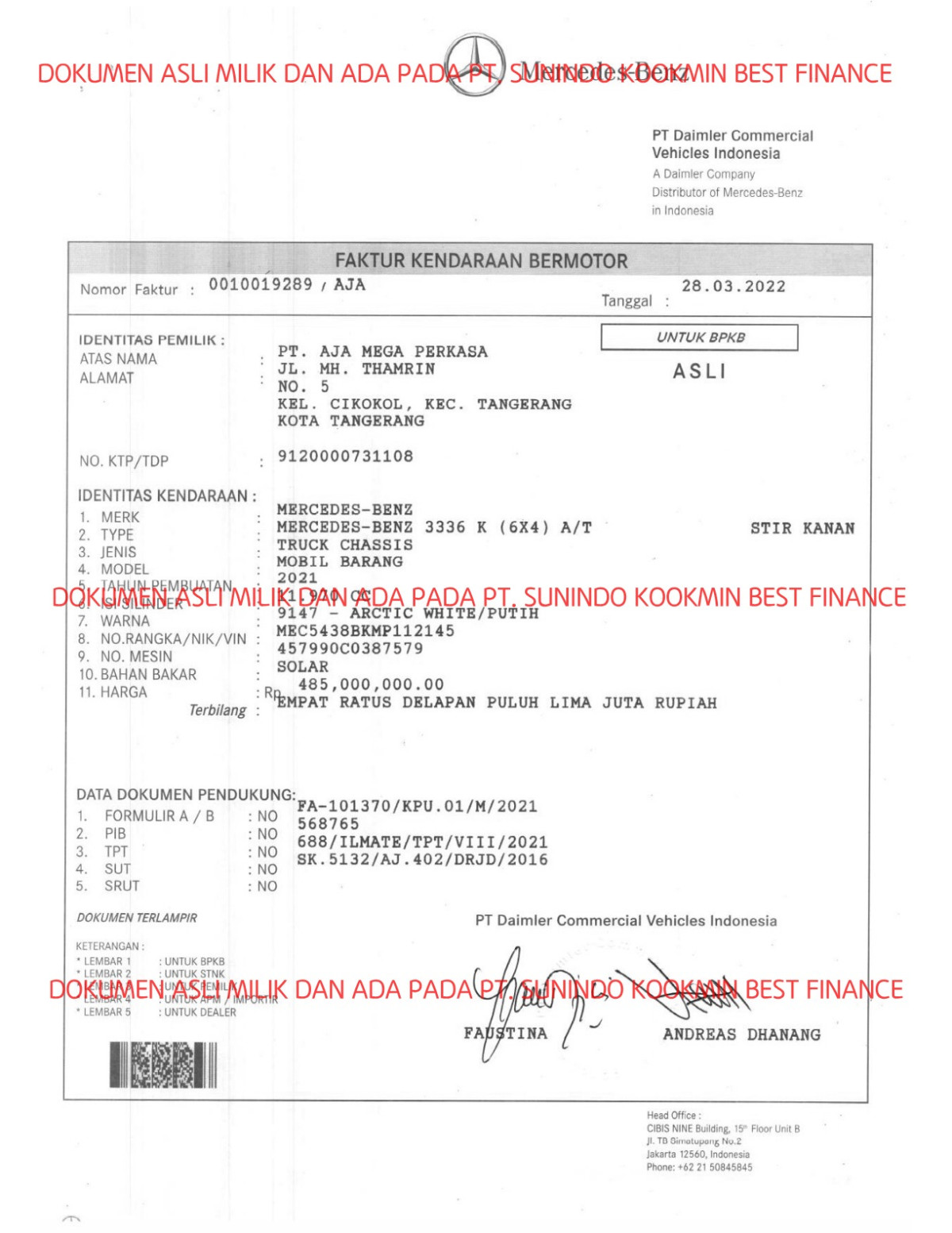MERCEDES BENZ AXOR 336K