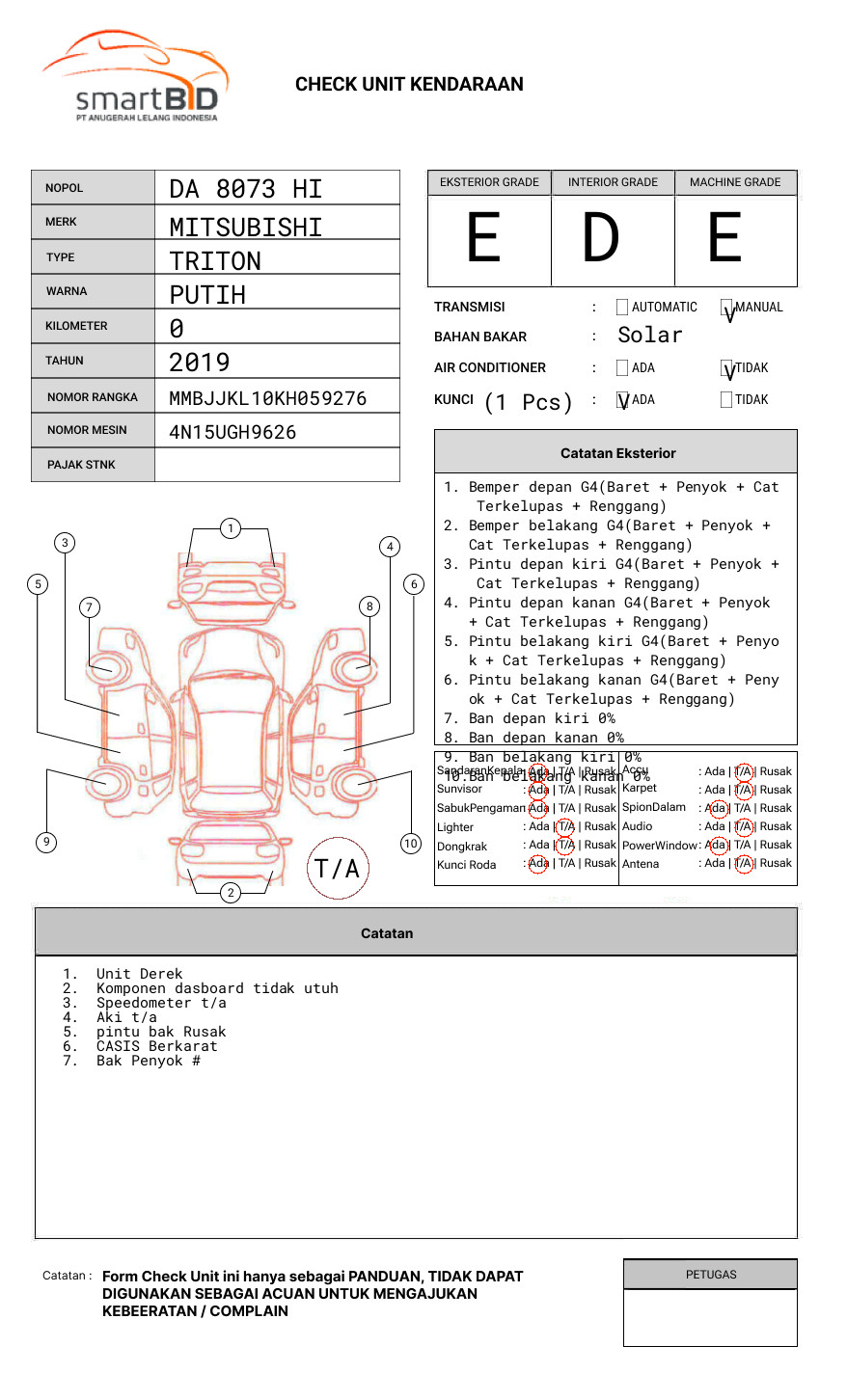 MITSUBISHI DC GLS 4X4