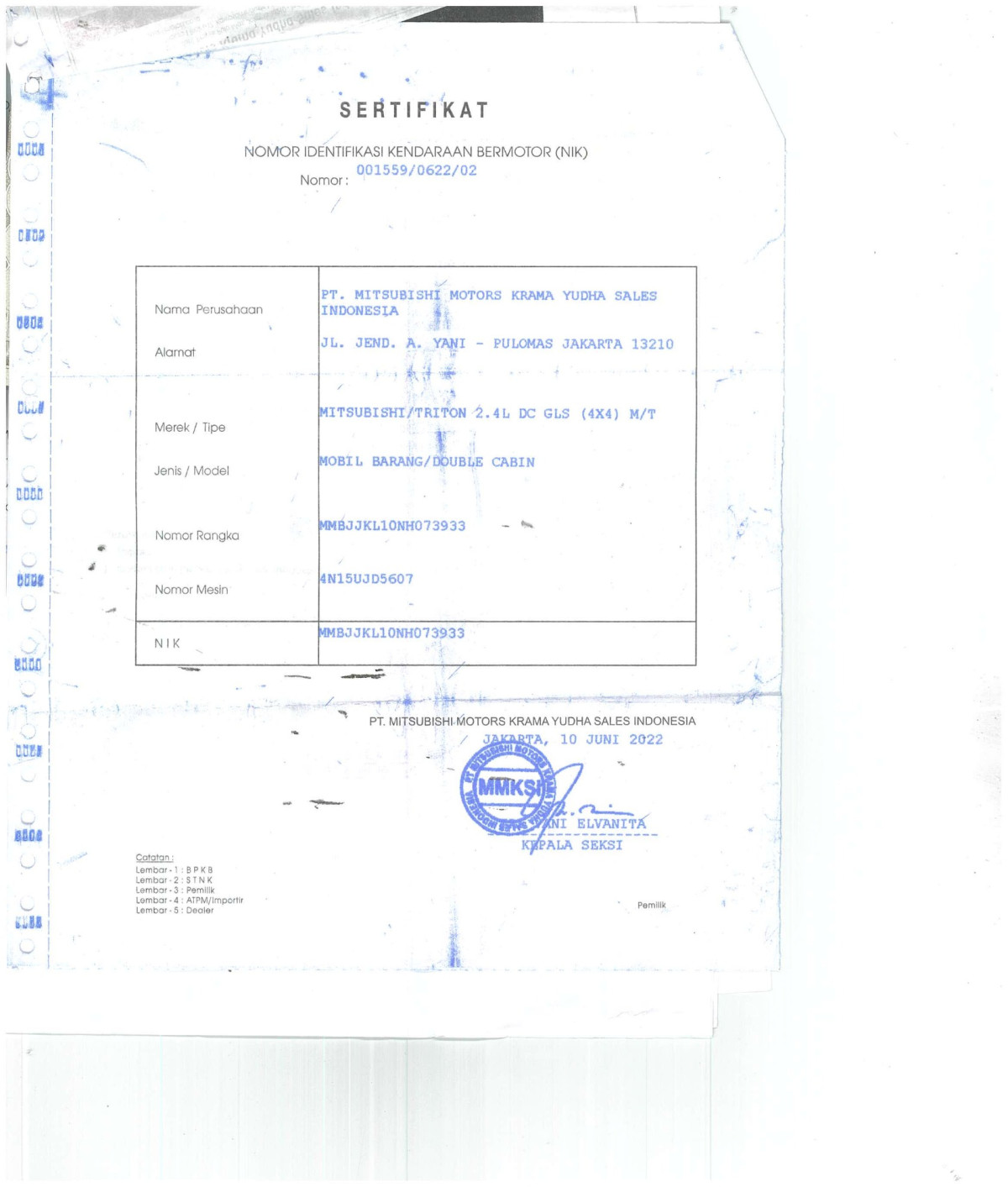 MITSUBISHI DC GLS 4X4