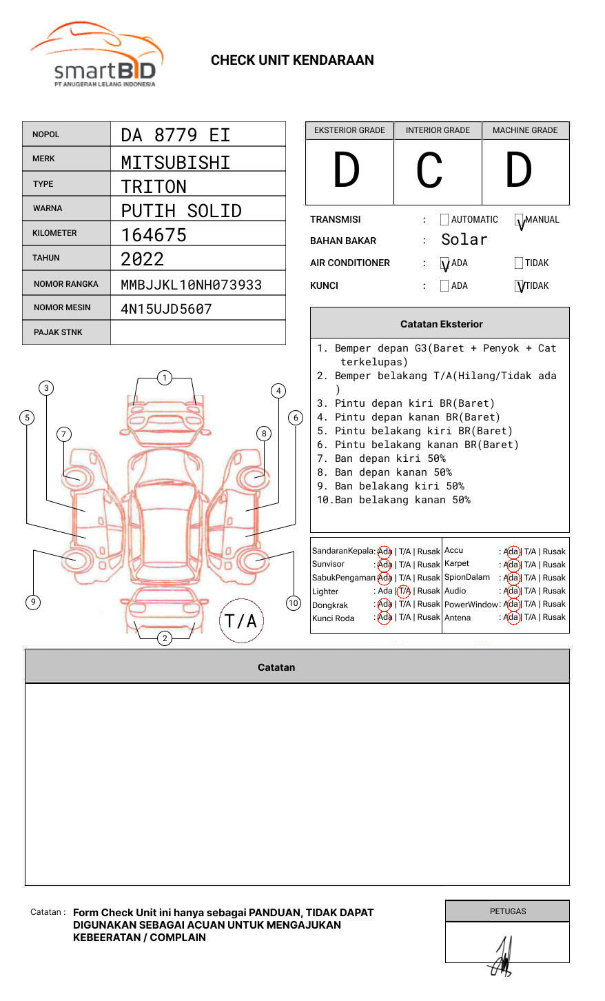 MITSUBISHI DC GLS 4X4