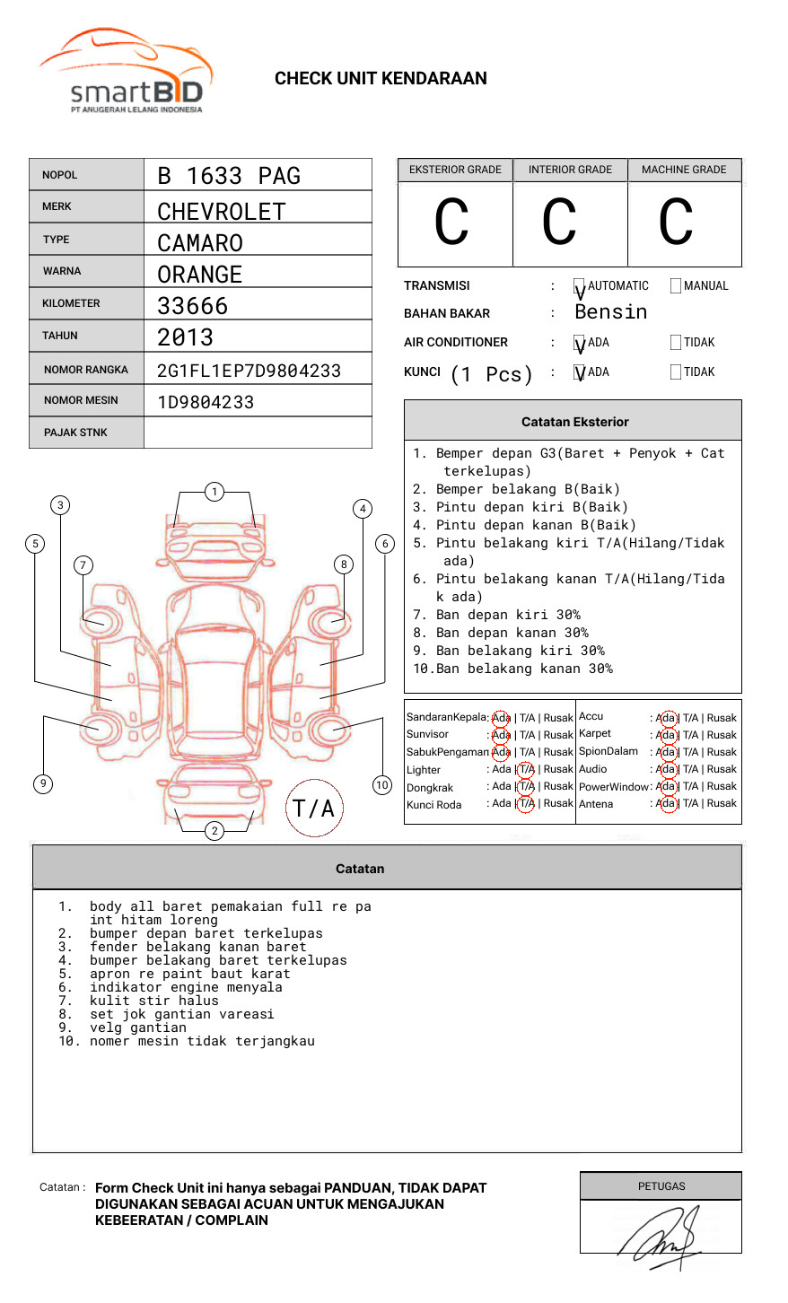CHEVROLET CAMARO 6.2