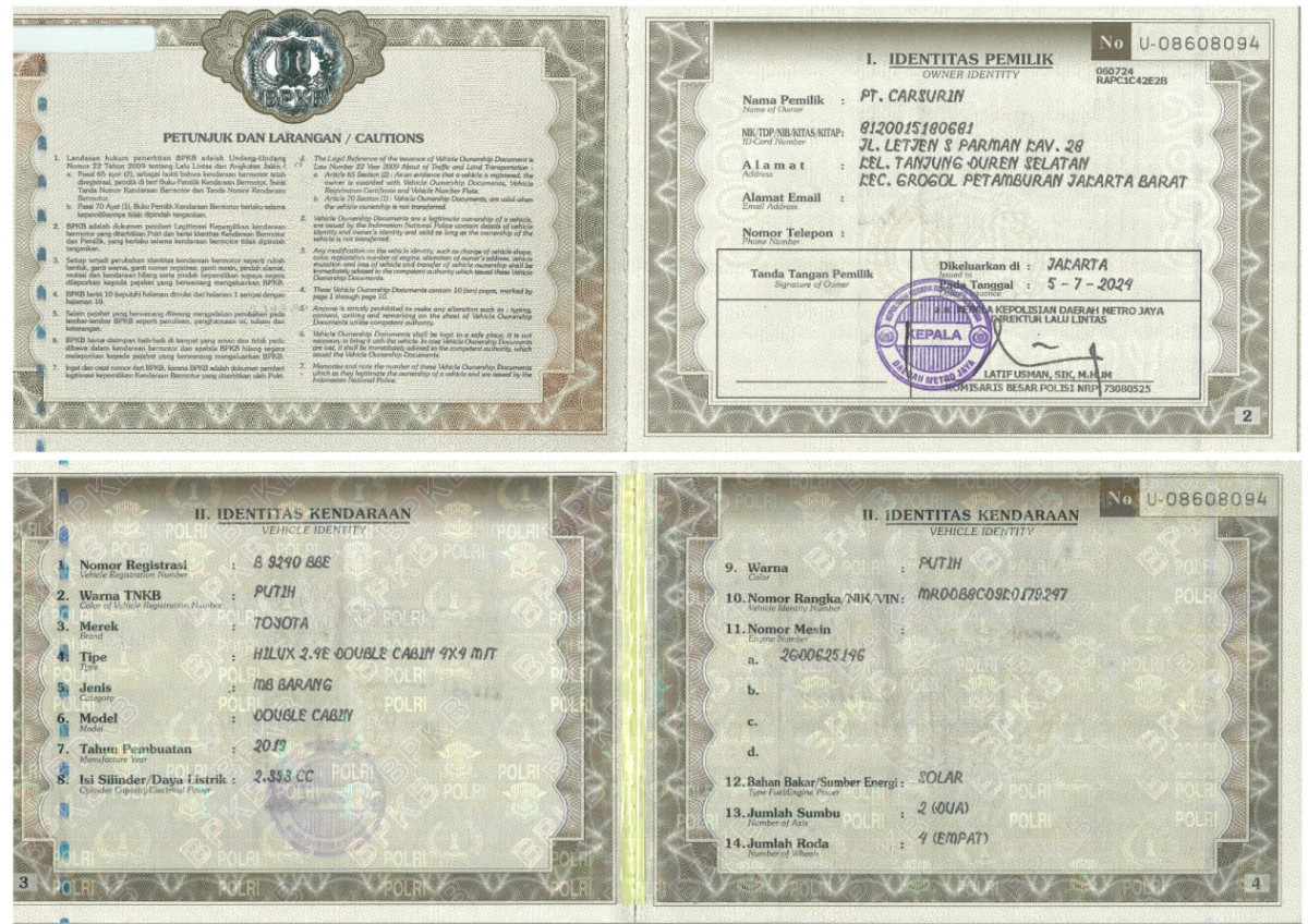 TOYOTA HILUX DOUBLE CABIN