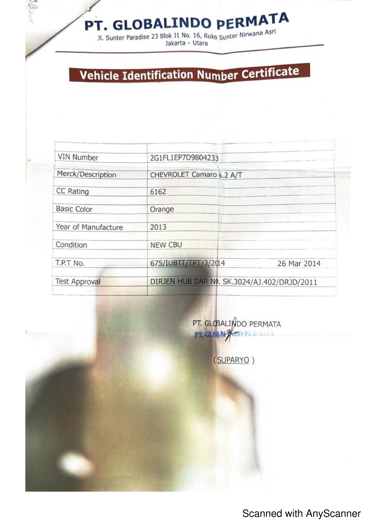 CHEVROLET CAMARO 6.2