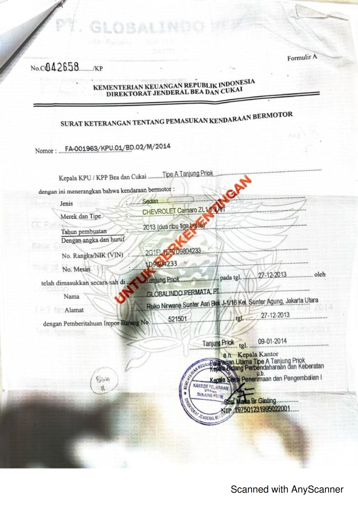 CHEVROLET CAMARO 6.2