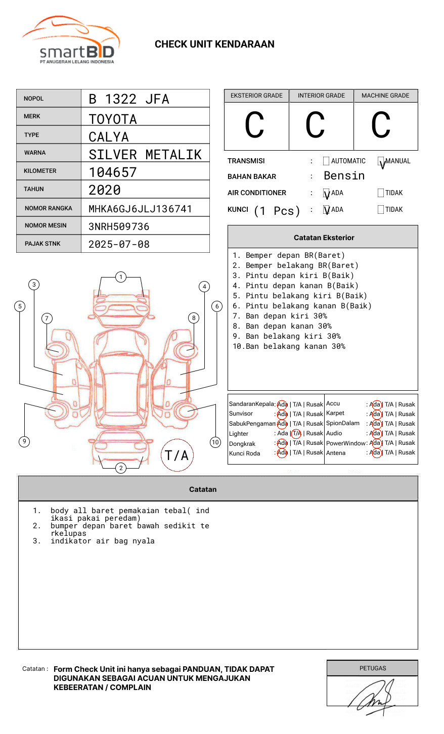 TOYOTA CALYA 1.2 G M/T