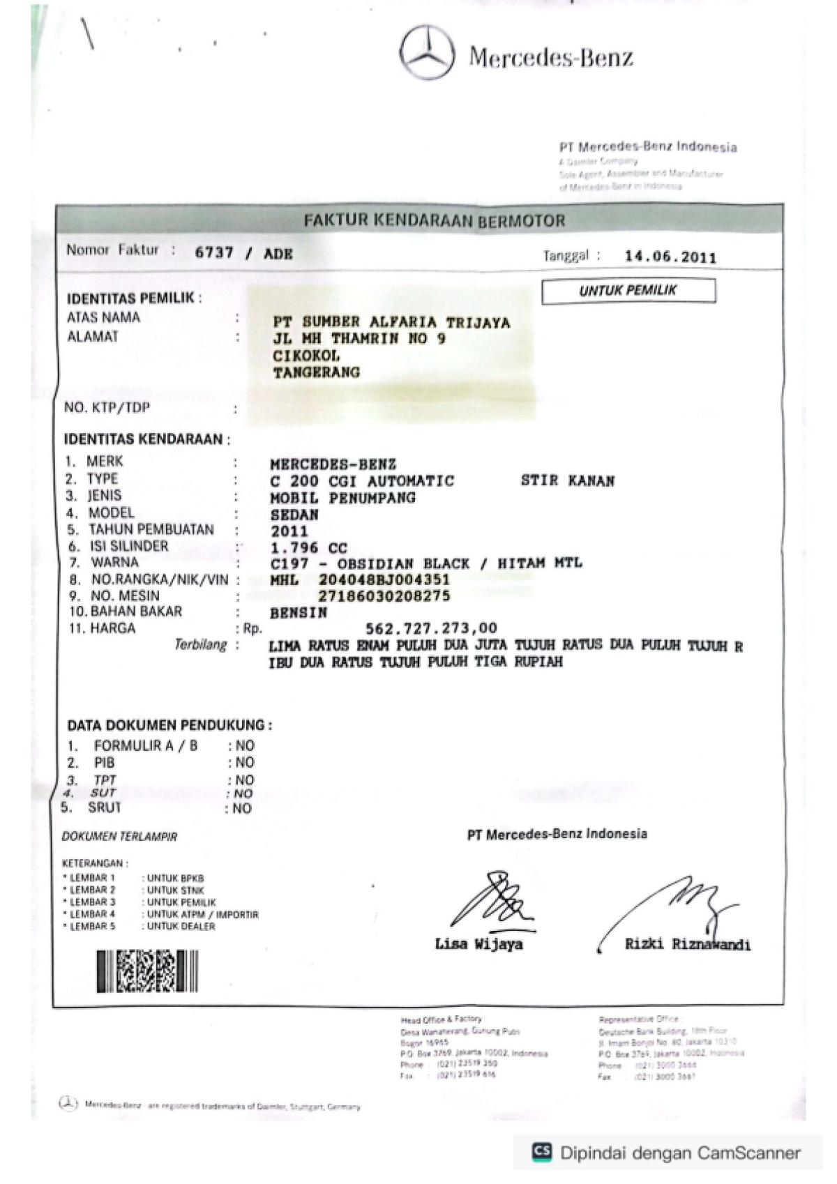 MERCEDES BENZ C 200 CGI