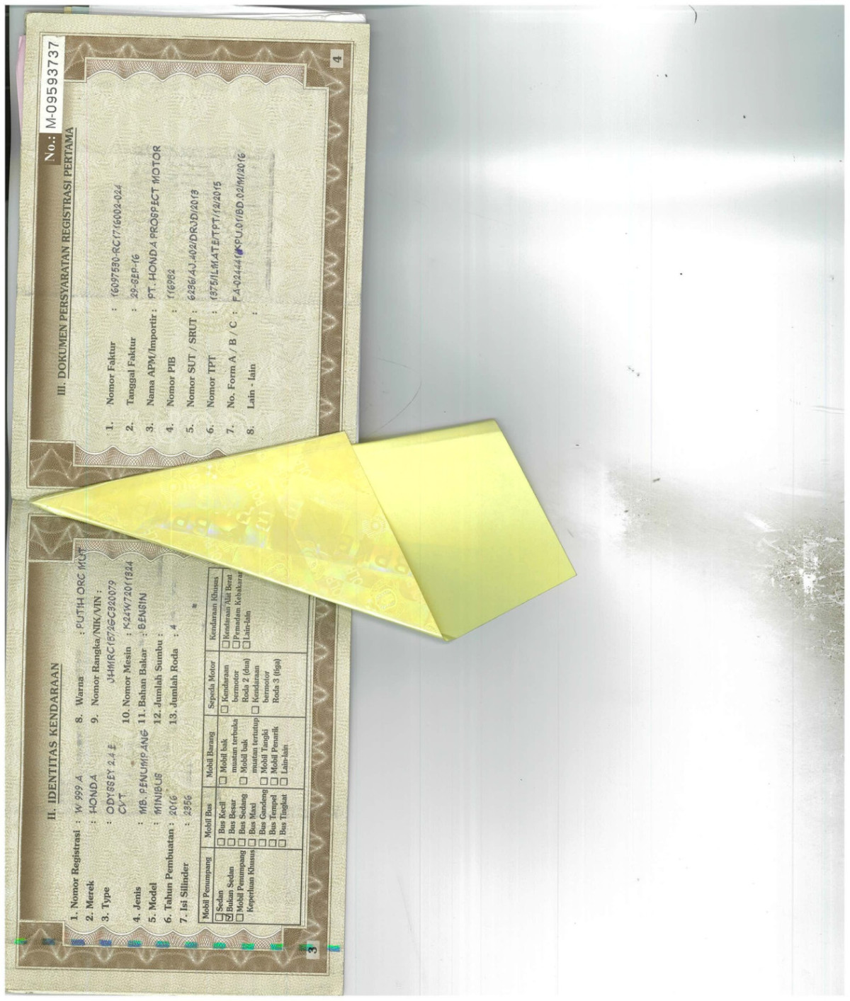 HONDA Odyssey 2.4 E CVT