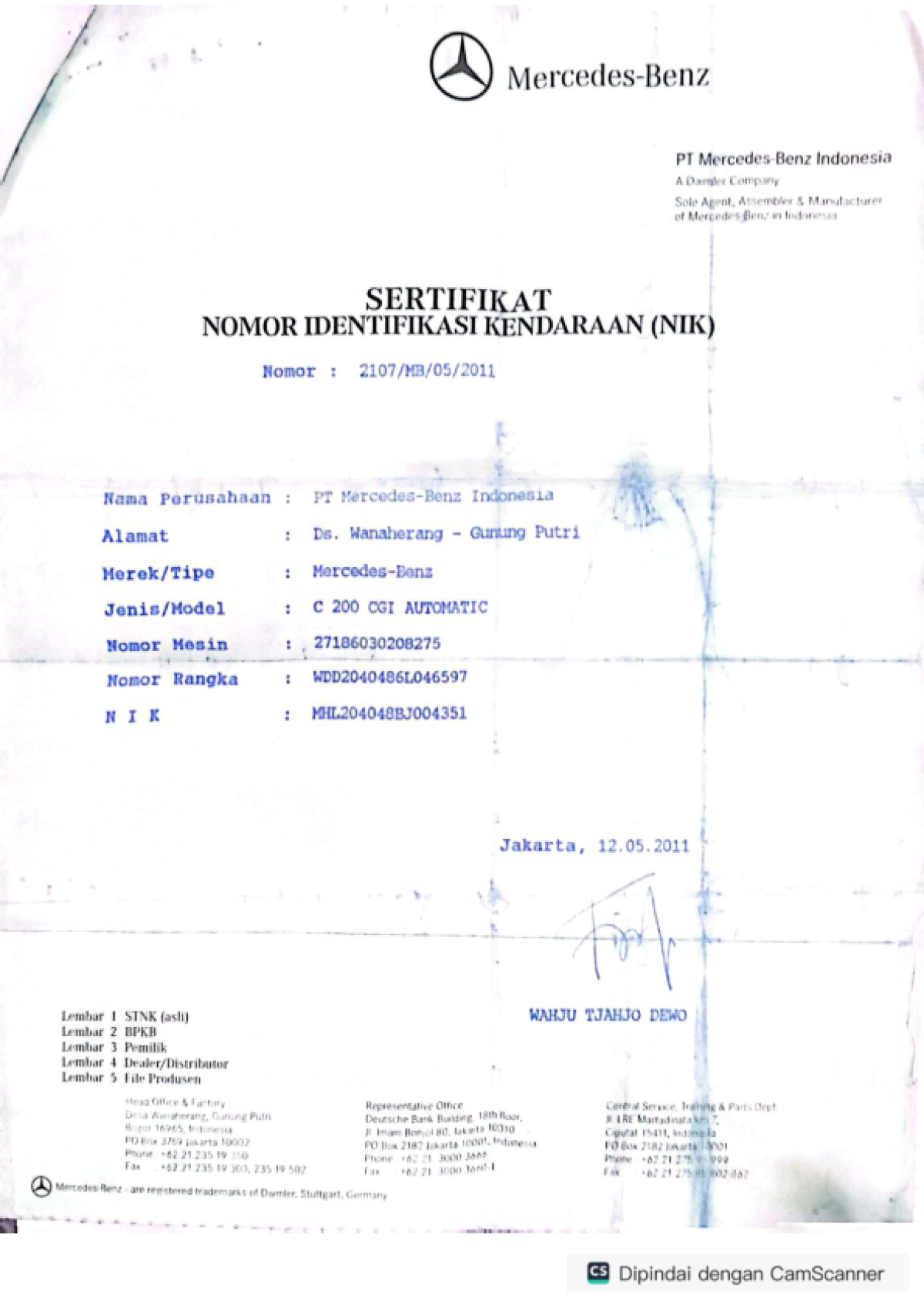 MERCEDES BENZ C 200 CGI