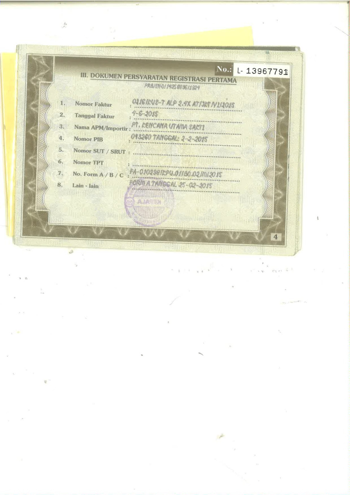 TOYOTA ALPHARD 2.4 X