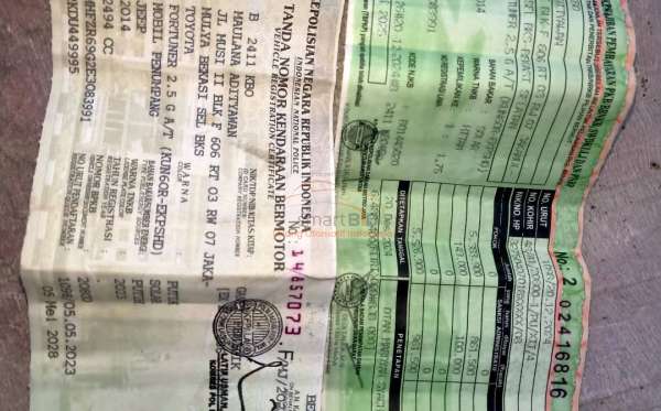 TOYOTA FORTUNER 2.5G AT