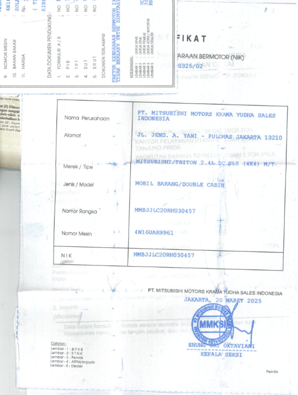 MITSUBISHI DC GLS 4X4