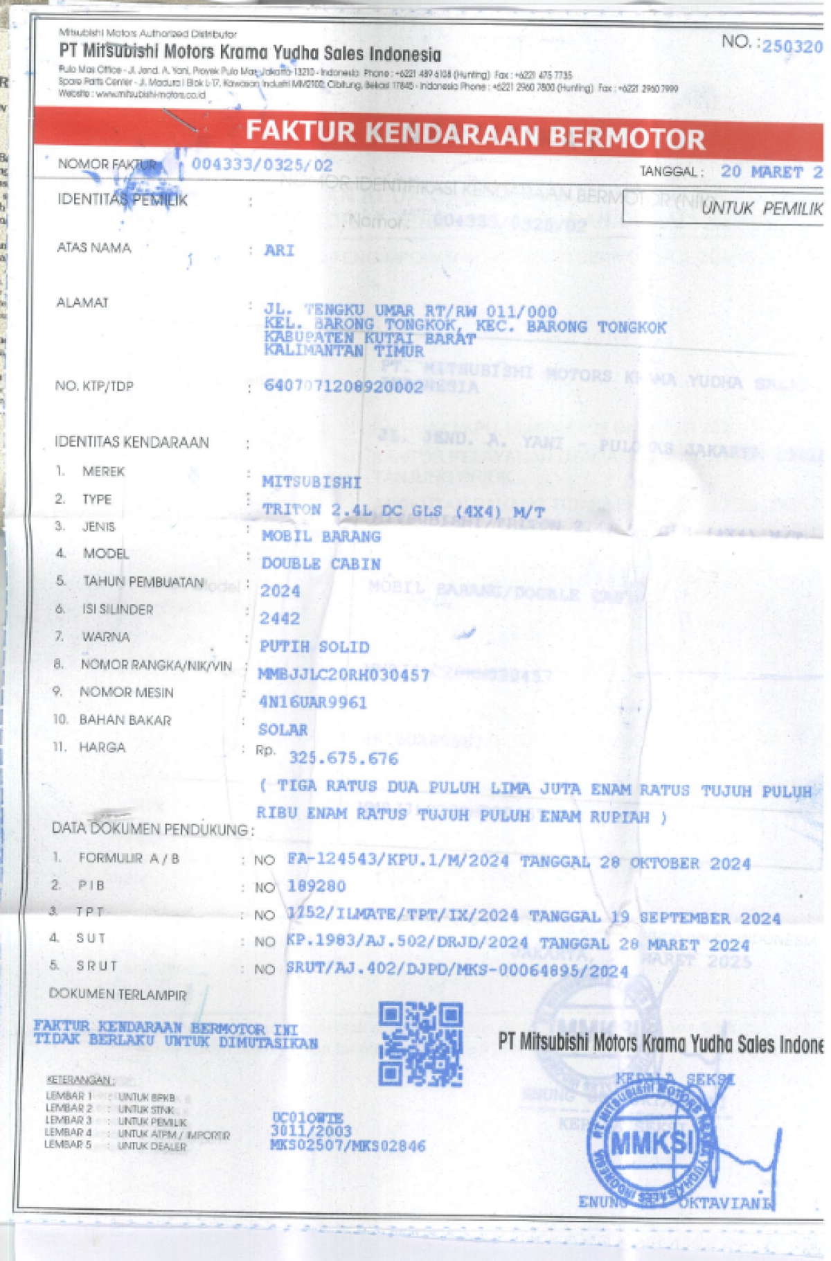 MITSUBISHI DC GLS 4X4