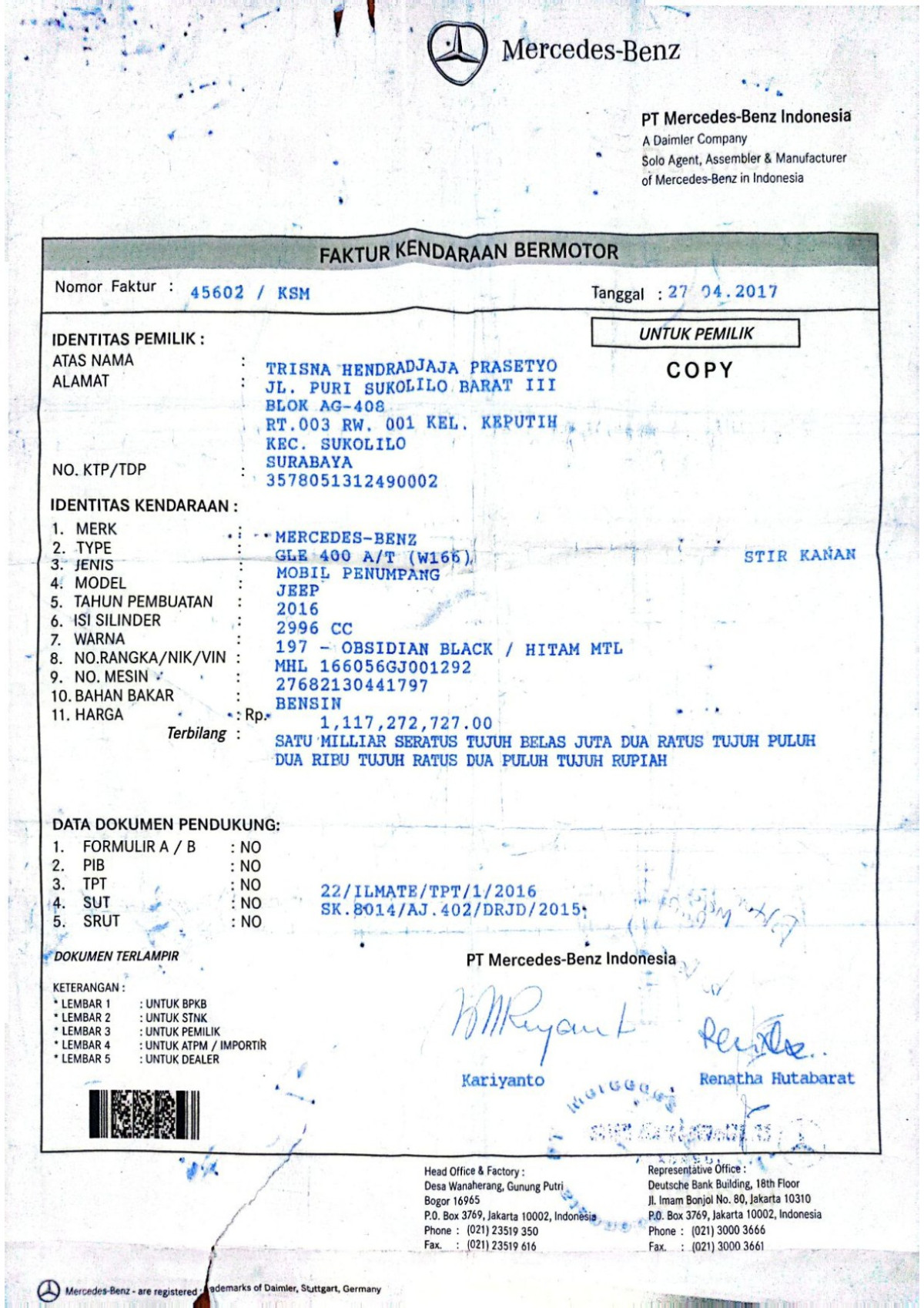 MERCEDES BENZ GLE 400