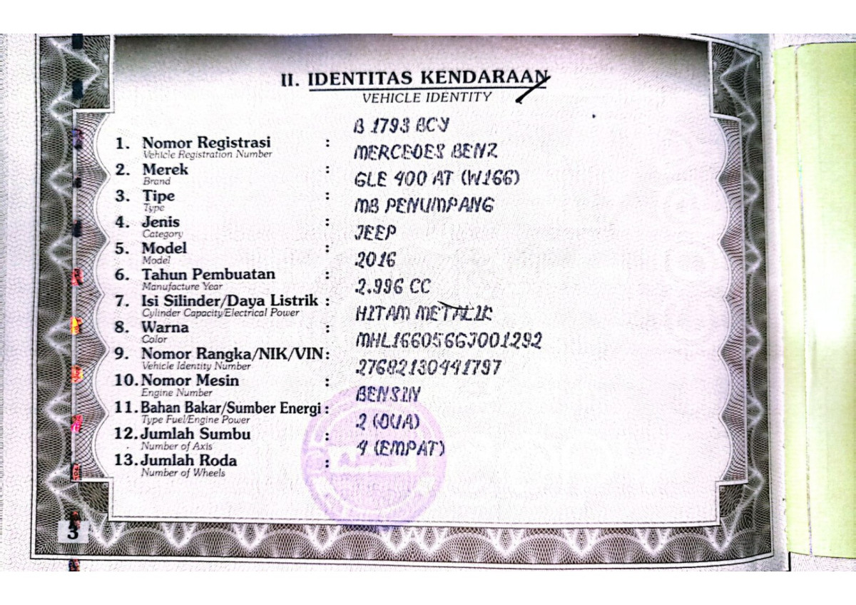 MERCEDES BENZ GLE 400