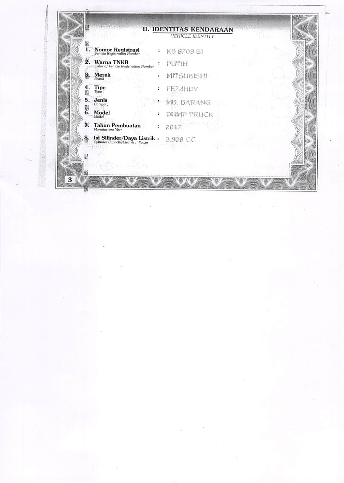 MITSUBISHI FE 74 HD 125 PS