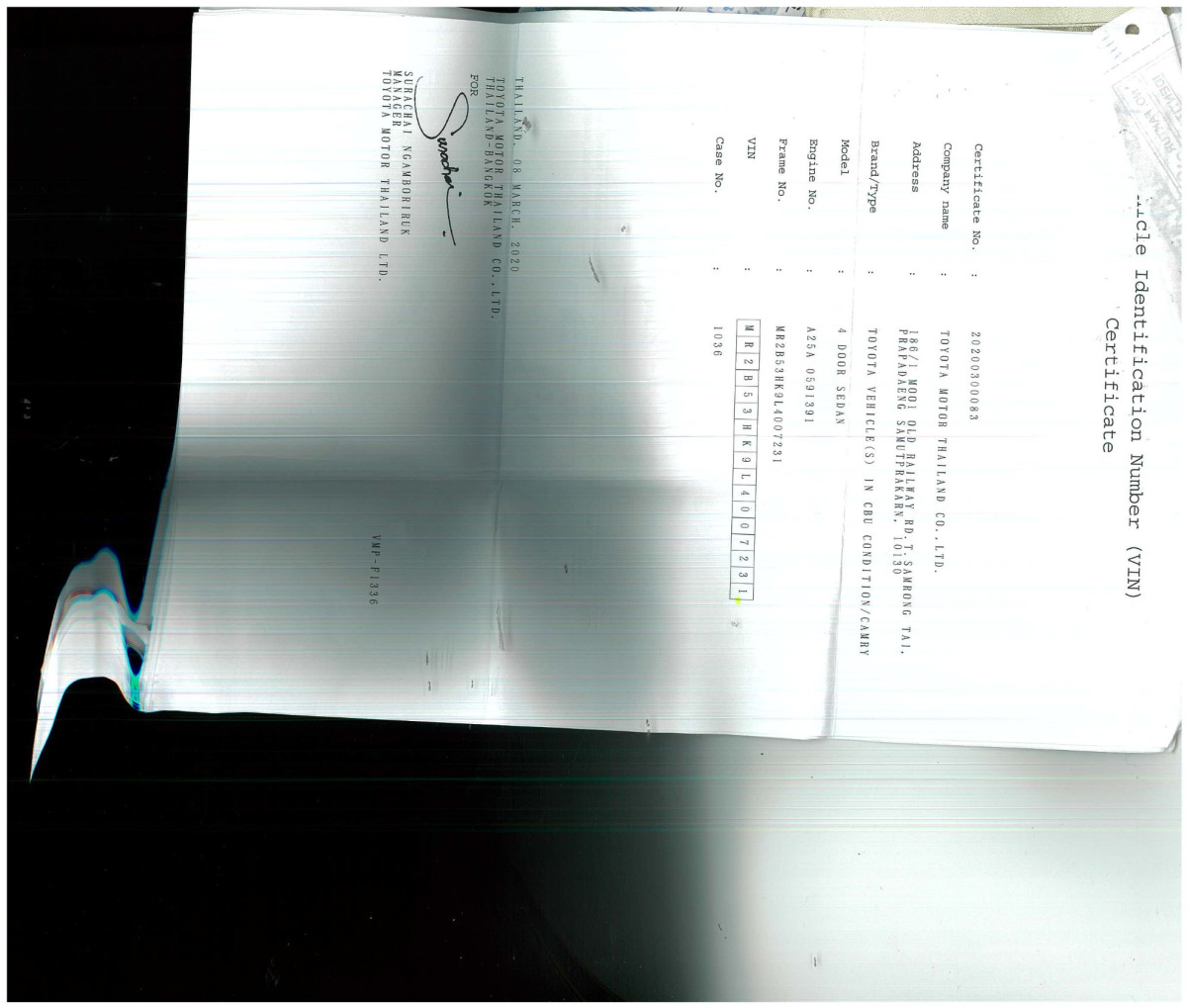 TOYOTA CAMRY 2.5L HYBRID