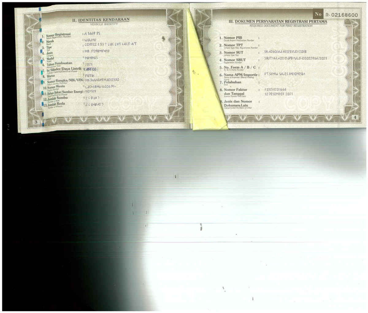 WULING CORTEZ 1.5 LUX