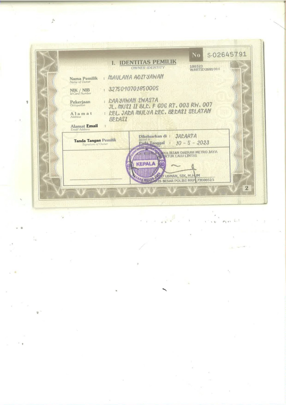 TOYOTA FORTUNER 2.5G AT