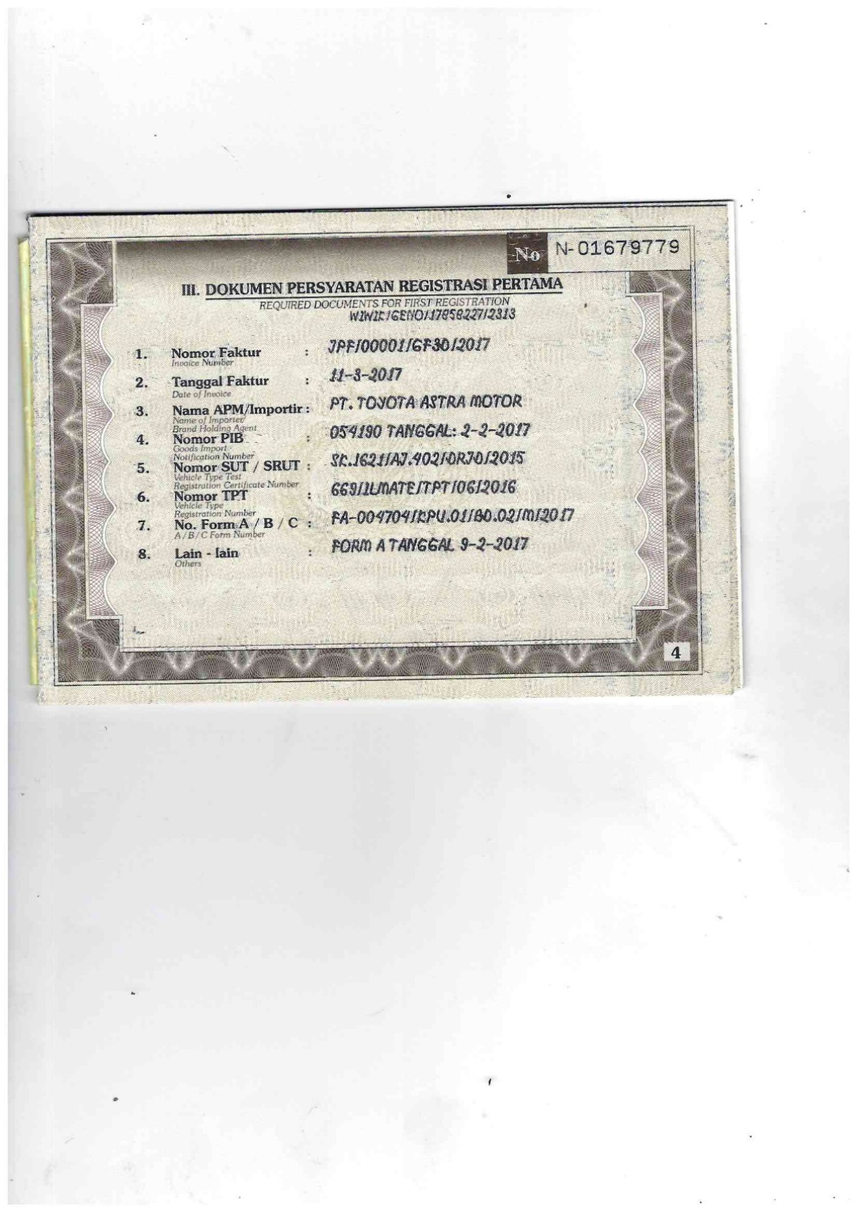 TOYOTA ALPHARD 2.5 G