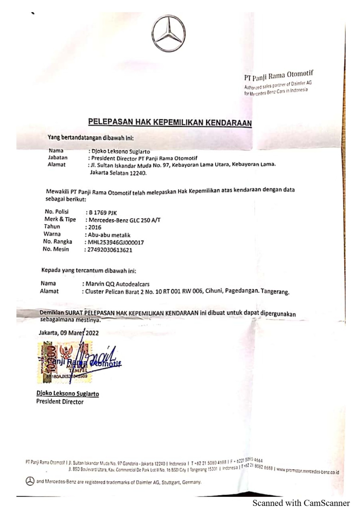 MERCEDES BENZ GLC 250