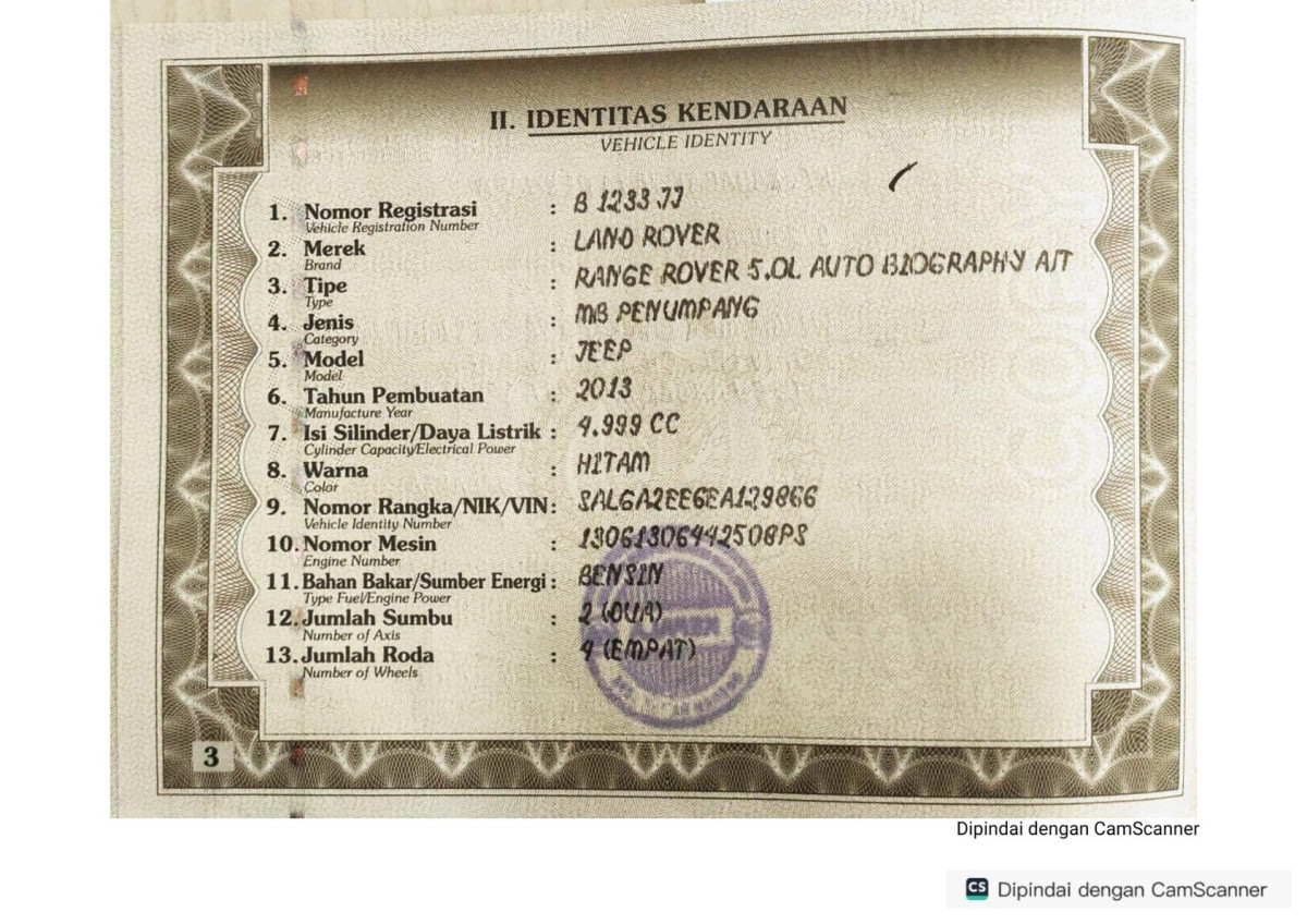 LAND ROVER RANGEROVER