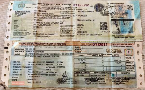 WULING CONFERO 1.5 DB MY (4X2)