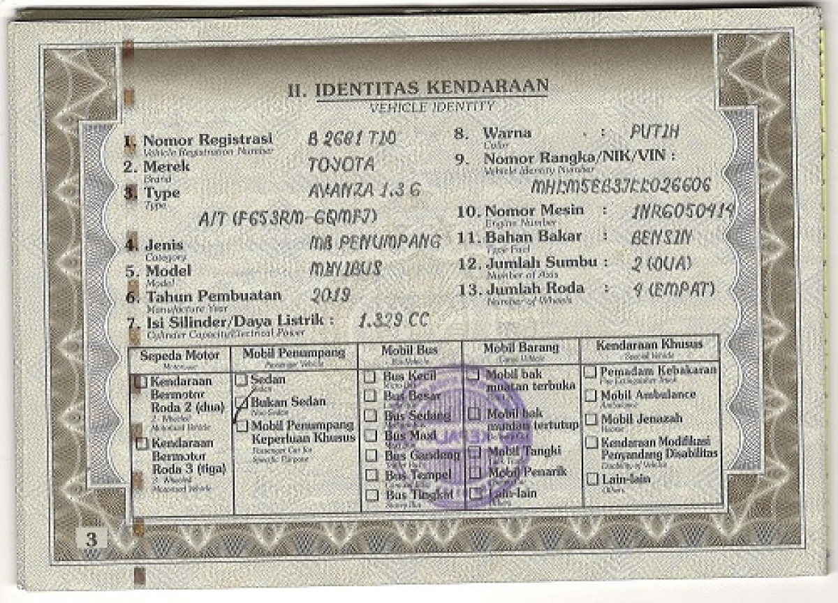 TOYOTA AVANZA 1.3 G