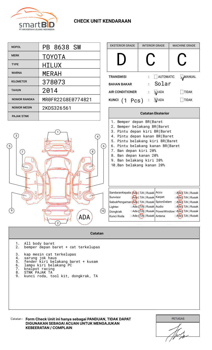 TOYOTA HILUX 2.5 G DC 4X4