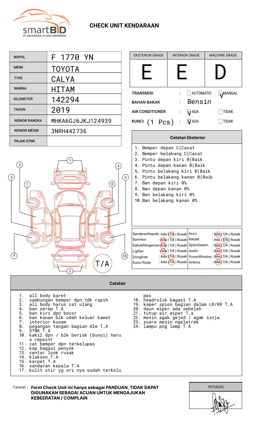 TOYOTA CALYA
