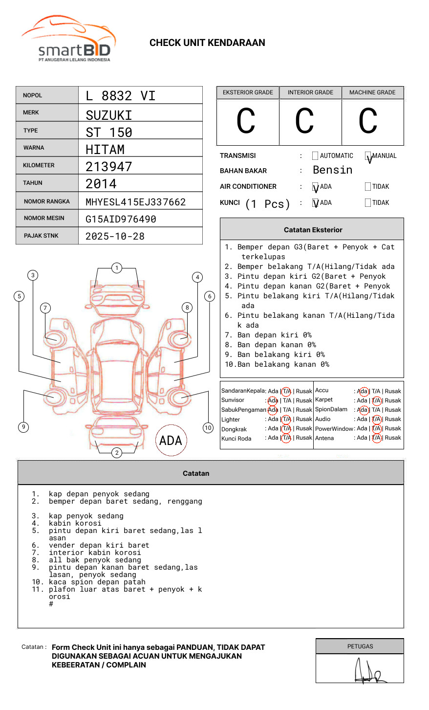 SUZUKI ST 150