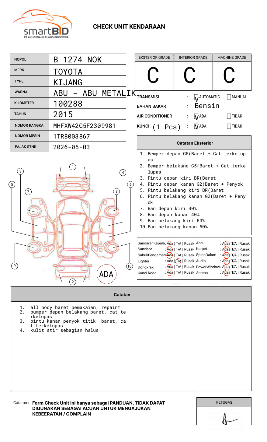 TOYOTA KIJANG INNOVA G