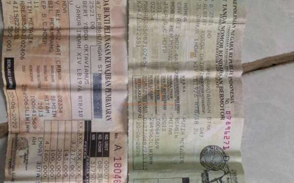 HONDA CR-V RE1 2WD 2.4 A/T