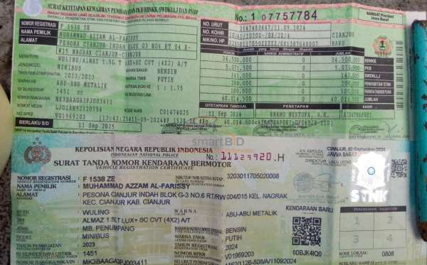 WULING Almaz 1.5LT LUX + SC CVT (4X2) A/T