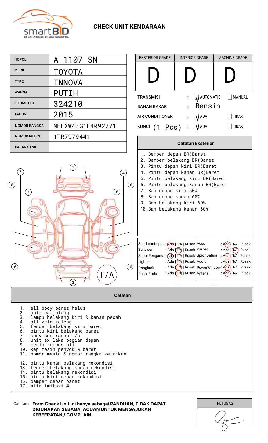 TOYOTA  INNOVA  2.0 V