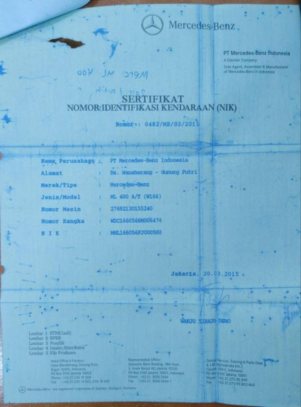 MERCEDES BENZ  ML 400