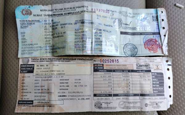 TOYOTA FORTUNER G 2.5