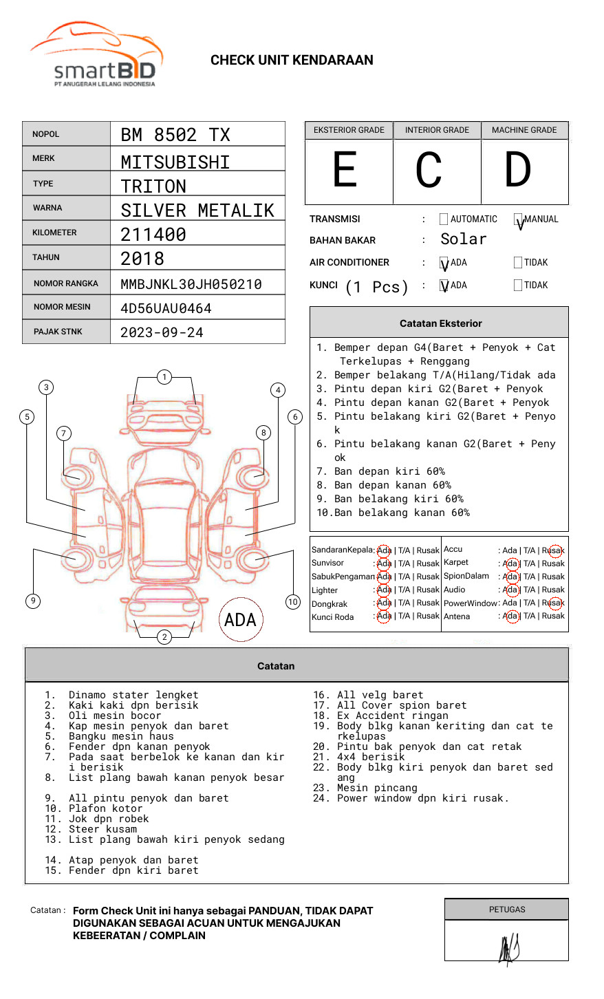 MITSUBISHI DC HDX 4X4
