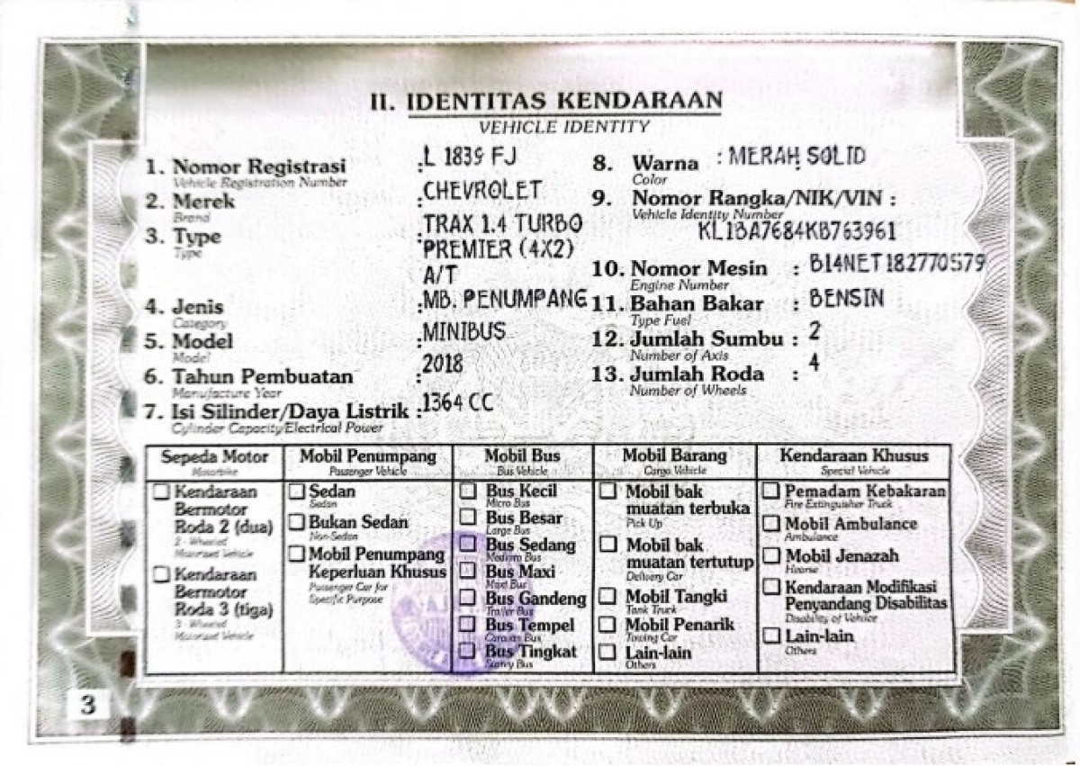 CHEVROLET TRAX 1.4 TURBO