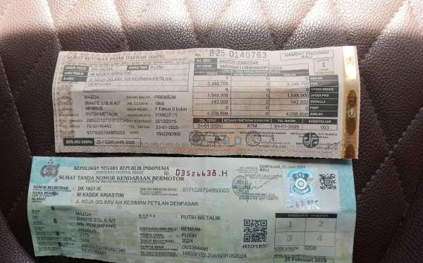 MAZDA BIANTE 2.0L 6 A/T