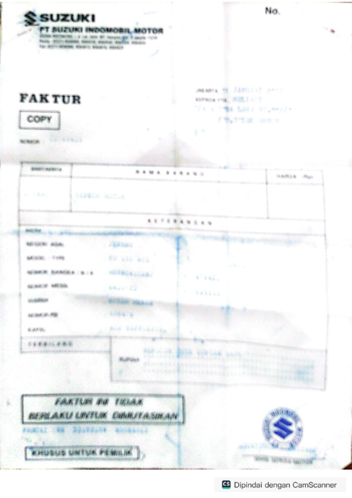 SUZUKI SATRIA FU 150