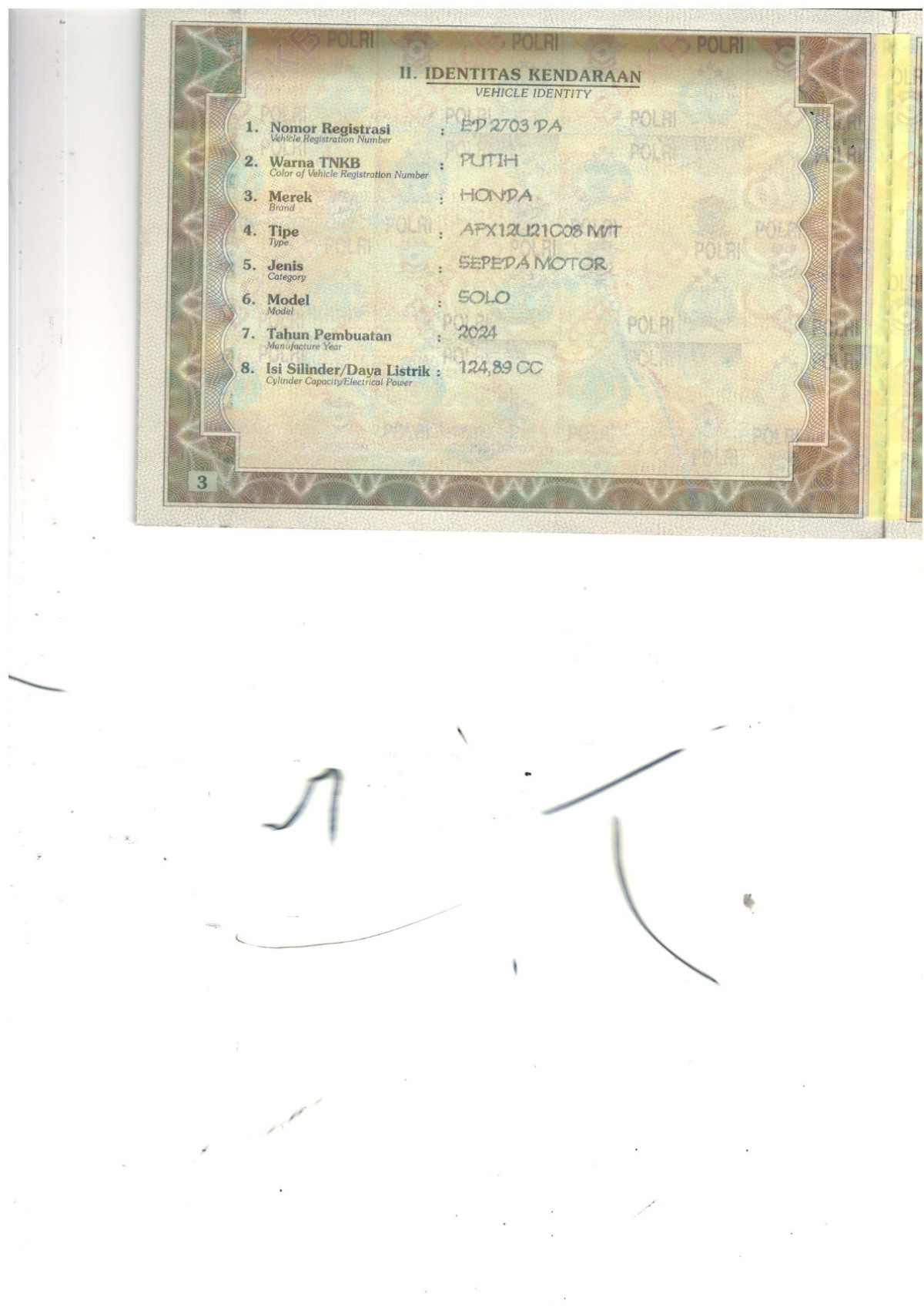 HONDA SUPRA X 125 FI CW